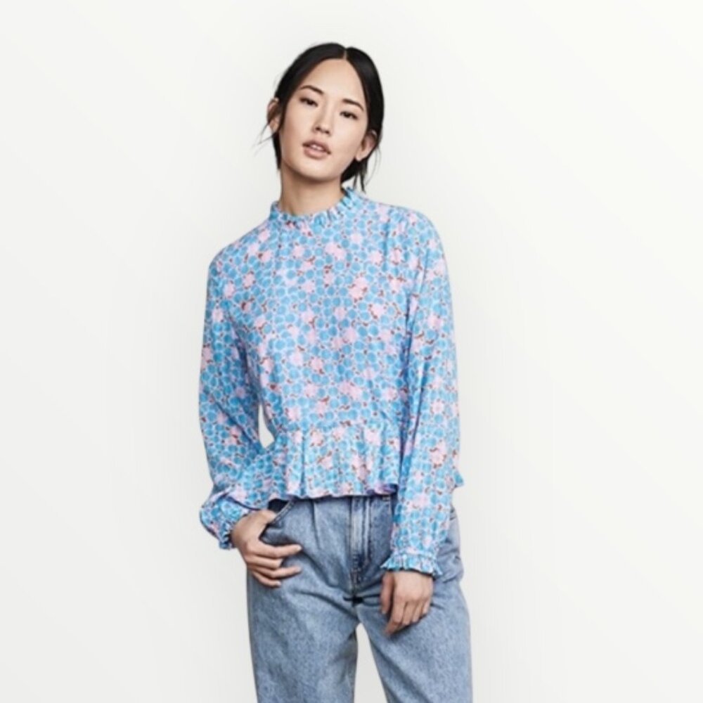 Stine Goya Shirley Star Dot Peplum Blouse